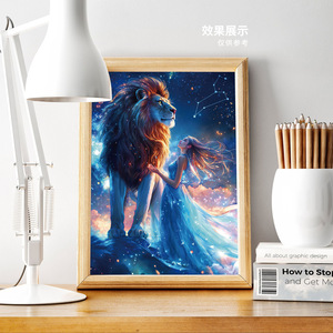 Nueva Serie de Pinturas Rascables que Brillan en la Oscuridad con Diseños de Constelaciones: Libro de Pinturas Rascables DIY de Cielo Estrellado, Lienzo Decorativo para - Product Image 1
