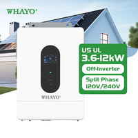 Onduleur solaire Whayo 3.6kW 6kW 7kW 8kW 10kW 12kW, onduleur à onde sinusoïdale pure basse tension 120V 240V, modèle US à phase divisée