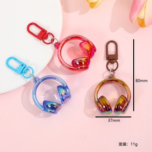Nouveau Porte-clés Écouteurs 3D Dessin Animé 2026, Mini Breloque de Sac Tendance, Pendentif Accessoire de Sac en Acrylique, Cadeau - Product Image 4