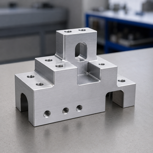 Custom OEM Threaded Aluminum <b>Block</b> CNC Drilling Tapping Manufacturer for Machinery <b>Mounting</b> and Assembly Parts - Product Image 3
