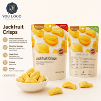 Jackfruit Chips 90% Jackfruit Echt Fruit Snack Klaar om te eten Gedroogde Fruitchips 30g/zak Leverancier Groothandel OEM Private Label