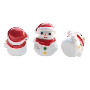 Artisanat de Noël en trois dimensions, porte-clés DIY, chaînes pour téléphone portable, pendentifs, accessoires de bijoux en résine, bonhommes de neige - Product Image 5