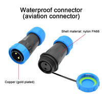 Nouvelle prise mâle et prise femelle étanches IP68 2026 SP13 SP17 SP21 2, 3 et 8 broches pour alimentation extérieure et aviation