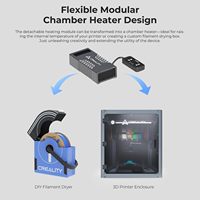 Séchoir à filament pour imprimante 3D Creality grande capacité multi-kg, modèle rapide à chauffage rapide, stockage pour bobines de 1kg à 5kg, gris 9.31