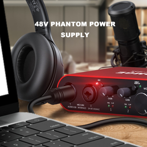 BMG-22S Bluetooth Console professionale portatile 48V Phantom mixer da <span class=keywords><strong>Studio</strong></span> Live registrazione e Console di missaggio - Product Image 4