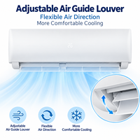 Climatiseur mural mini-split R32 en gros, certifié CE CB, fonctionnement silencieux, refroidissement et chauffage pour hôtel