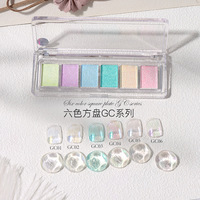 Nouvelle poudre à ongles professionnelle chromée colorée claire Logo personnalisé Manucure Dip Aurora ensemble de poudre à ongles