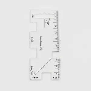 Jauge de <span class=keywords><strong>couture</strong></span> métrique en plastique, outils pour Patchwork, #5732 - Product Image 1