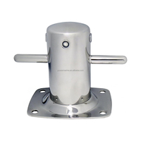 Nouveaux accessoires marins en acier inoxydable 316, finition argentée haute brillance, bitts d'amarrage pour bateau, bollard de quai avec lumière LED