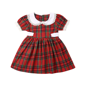 2025 Offre Spéciale noël bébé fille robe coton barboteuse soeurs vêtements enfants rouge vêtements enfants robe - Product Image 6