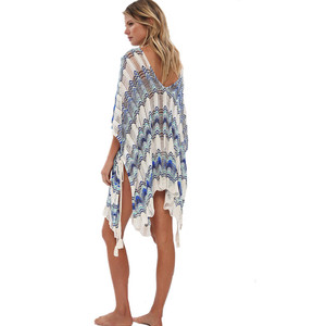 Exclusif : Nouvelle robe <span class=keywords><strong>de</strong></span> plage ample en tricot avec lacets et couleurs assorties, idéale comme cache-<span class=keywords><strong>maillot</strong></span> <span class=keywords><strong>de</strong></span> <span class=keywords><strong>bain</strong></span> - Product Image 5