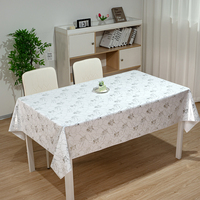 Nappe de table jetable noire à motifs floraux RNPT, nappe rectangulaire en PVC, Fabrica De Manteles De Mesa Toalha De Mesa PVC