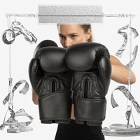 Gants de boxe MMA ajustables en microfibre personnalisables professionnels 10oz pour hommes et femmes, entraînement Sanda, Muay Thai