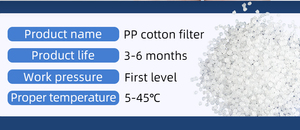 Siêu giảm giá 10*4.5 inch dòng chảy cao meltblown PP phần tử lọc thẩm thấu ngược hộ gia đình lọc nước lọc - Product Image 5