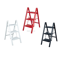 Échelle pliante mobile, chaise pliante, banc de travail, marchepied, échelle domestique en métal, aluminium, acier au carbone, vente en gros