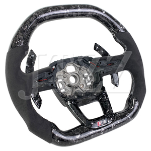 2016-2025 cho <span class=keywords><strong>audi</strong></span> RS3 Q3 S5 Q5 <span class=keywords><strong>Q7</strong></span> sq7 Q8 SQ8 Thể Thao Tùy chỉnh Alcantara giả mạo sợi carbon Xe tay lái nội thất - Product Image 2