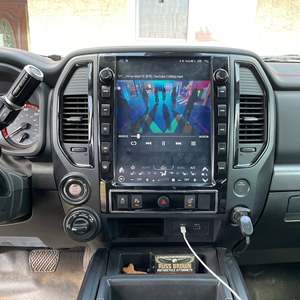 Rádio de rádio vertical para carro com tela sensível ao toque estilo Tesla de 13 polegadas para Nissan Titan 2020-2024 Android 10 GPS de navegação com câmera de backup - Product Image 5