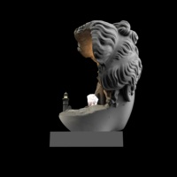 SE7 Design original Décoration d'intérieur moderne Statue 3D en résine 3D Décoration Porte-bougie d'aromathérapie Tête de Vénus Art