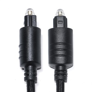 1 Lõi Kỹ Thuật Số Sợi Quang Cáp Âm Thanh OD 4.0 Mm Đen Đầu Tiêm <span class=keywords><strong>Toslink</strong></span> ABS Cáp Âm Thanh & Video Cáp - Product Image 2