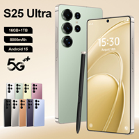 Teléfono Inteligente S25 Android 5G al por Mayor, Nuevo Diseño con Doble SIM 3G/4G, Resolución de Pantalla HD GSM, LTE Celular, Inglés