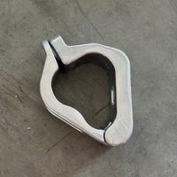 Pince à câble LANWANG 35-38mm 39-46mm à fixation inférieure, ouverture latérale, installation facile, en aluminium, pour 3 câbles, fixation de câbles