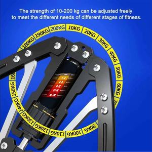 Extenseur de poitrine hydraulique réglable OEM 22-440 lbs pour entraînement musculaire des épaules et des bras, équipement de fitness à domicile - Product Image 3