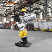 Pilonneuse électrique ZUJI HCD100 220V 380V à tension personnalisable, compacteur de sol, engin de construction, moteur 5.5HP