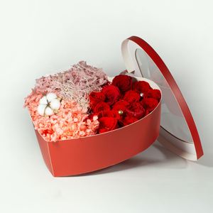 New Style Customized Luxury Heart Flower <b>Bouquet</b> Gift <b>Boxes</b> for Flowers <b>Bouquets</b> - Product Image 2
