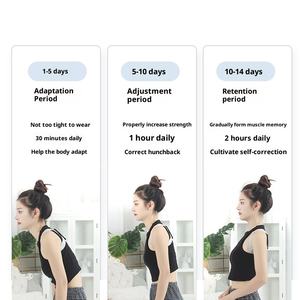 Ortesis de Jorobado inteligente, postura de escritura en la espalda, corrección <span class=keywords><strong>Invisible</strong></span>, instrumento de corrección de columna vertebral, LICRA transpirable para niños - Product Image 4