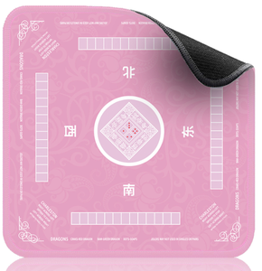 Tapis de table de mahjong carré antidérapant de 36 pouces avec monogramme pour le mahjong américain, le paigow, le poker et les <span class=keywords><strong>dominos</strong></span> - Product Image 4
