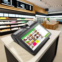 Pos-машина с принтером, сканером, MSR, RFID, 11,6 дюймов, windows 10 Pro Pos-система, кассовый аппарат, столешница