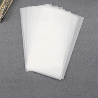 Sachet d'emballage plat en CPE semi-transparent mat thermoscellable pour écouteurs, étuis de téléphone portable, câbles de données