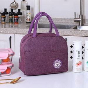 Bolsa Bento de almuerzo para niños vintage con logotipo personalizado impermeable PE aislado portátil Picnic Cooler bolsas de comida de verano de moda - Product Image 2