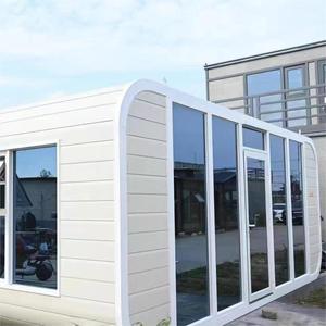40Ft 20Ft ขนาดใหญ่ที่ทันสมัย prefab ขนาดเล็กบ้านกระท่อมแอปเปิ้ลสร้างง่ายสำเร็จรูปสำนักงานแบบพกพาภาชนะอะคูสติกร้านค้าบ้าน - Product Image 4