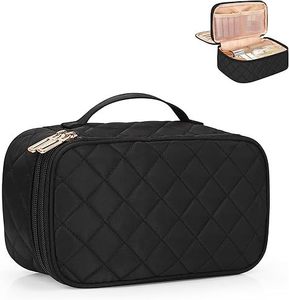Custom Cosmetic Bag Travel <b>Makeup</b> Organizer Portable Toiletry Bag Large Capacity Beauty <b>Case</b> for Women Girls - Product Image 4