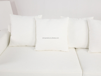 Canapé d'angle de salon de haute qualité en tissu blanc design pour salon intérieur, meubles de maison