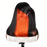 Peluca frontal de encaje transparente de cabello virgen vietnamita 13x4 doblemente estirado para mujer, ideal para bob, cabello Remy al por mayor