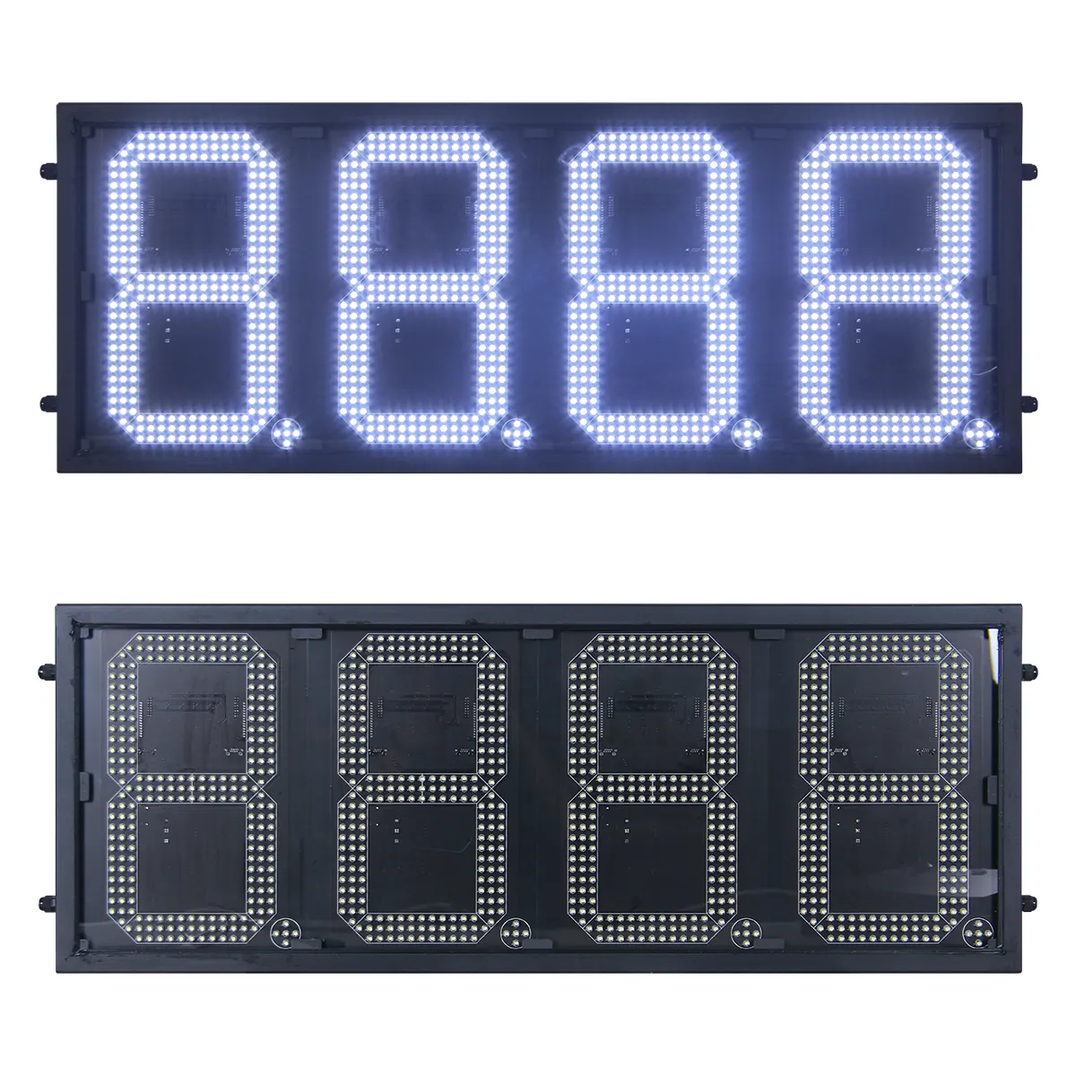 10 بوصة 8888LED الغاز علامات الأسعار 7 شريحة IP65 في الهواء الطلق استخدام LED الغاز محطة سعر الرقمية علامات