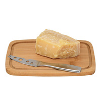 Boîte à beurre en verre borosilicate de haute qualité, récipient alimentaire en verre avec couvercle en bambou