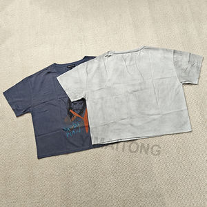 เสื้อยืดผู้ชายผ้าฝ้ายวินเทจแต่งลายพิมพ์ DTG โลโก้พิมพ์ลายกราฟิก DTG สกปรก - Product Image 5