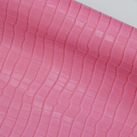 Cuir synthétique PVC gaufré effet crocodile 1,4 mm, directement de l'usine, écologique, pour chaussures, sacs et meubles