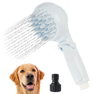 Spazzola per doccia per animali domestici prodotti per la toelettatura del cane strumenti per il bagno del gatto del cane spazzola per la pulizia del massaggio dell'animale domestico a casa