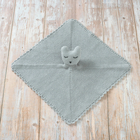 2023 Ins Offre Spéciale couverture de sécurité pour bébé, motif ours, couette en tricot doux, jouet pour bébé, Animal en peluche