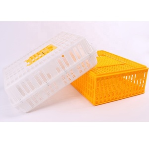 Proveedor de China Jaula de transporte de pollo vivo Caja de rotación de pollitos Caja de transporte de plástico para aves de corral Pato Granja de pollos - Product Image 6