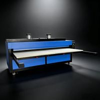 Machine de sublimation à transfert thermique à grande vitesse, à double cylindre, à poste unique, 130*250cm, avec système de tirage