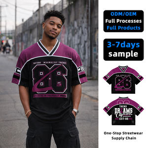 Top Ranking Men's Casual Hip Hop T-<b>shirts</b> Spandex/Polyester Knitted 200g Digital Printing Quick Dry OEM Service Custom <b>Patchwork</b> - Product Image 1