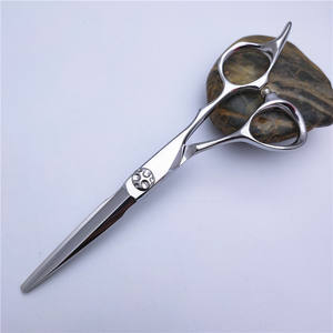 Ciseaux à cheveux professionnels en acier inoxydable 440C, lame affûtée, ciseaux à effiler, manche long, pour coiffeur - Product Image 1