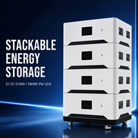 Batterie LiFePO4 empilable SOLAN CE 51.2V 314Ah 16kWh pour stockage solaire hors réseau, idéale pour les entreprises rurales