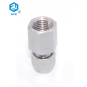 AFKLOK 1/4in Ferrule X 1/4in G Female Stainless Steel 316 Forged Pipe Fittings High Quality Male To Female Fittings