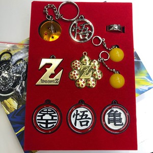 Ensemble de bijoux de cosplay, charme boule de cristal Goku <span class=keywords><strong>Super</strong></span> <span class=keywords><strong>Saiyan</strong></span> 1-7 étoiles, bague et collier d'anime, coffret cadeau - Product Image 3